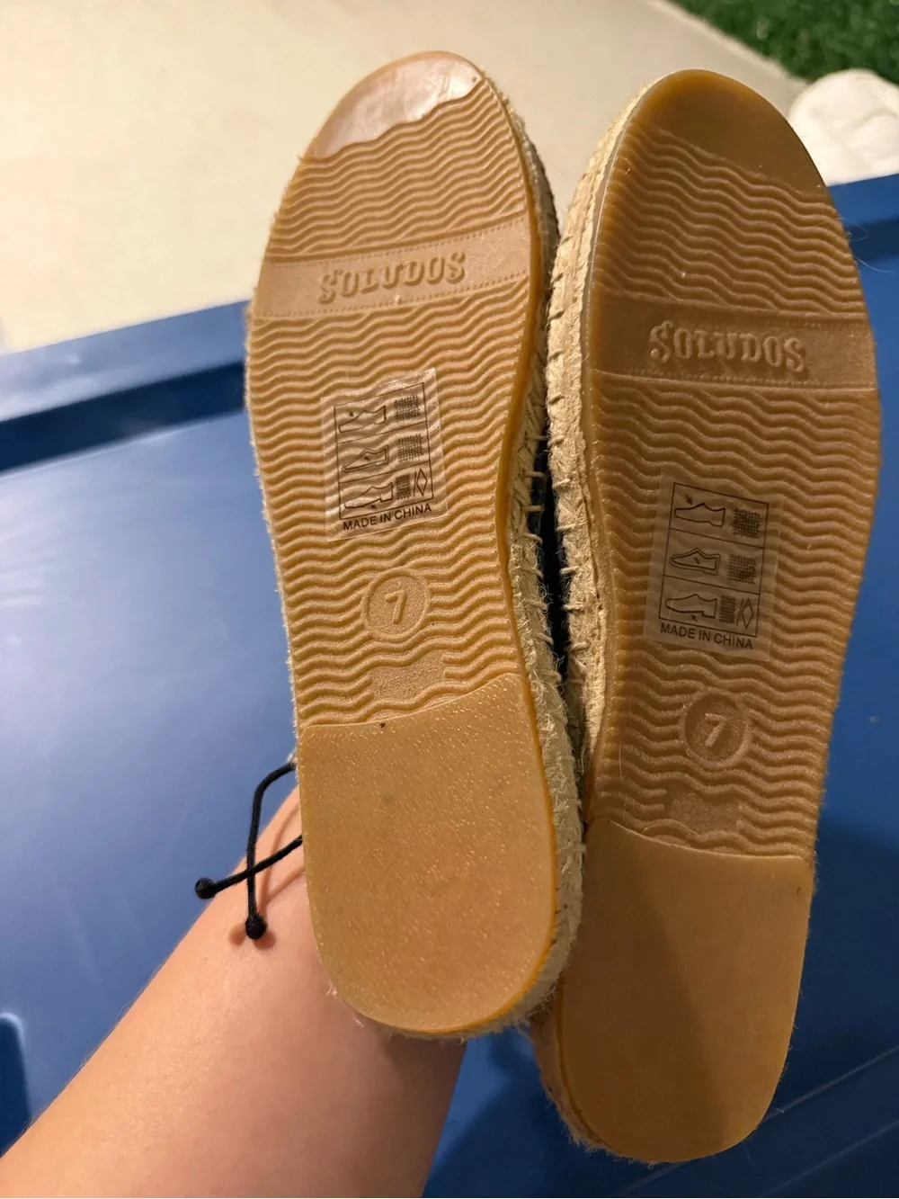 Soludos Navy Canvas 